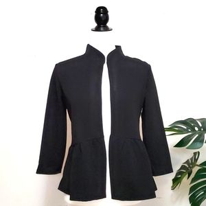 Angled Peplum Jacket Size Small NWOT